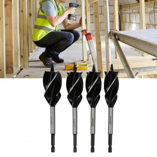 Woodworking Twist Drill Bit Auger Drill Garden Auger Square Hole Drill Bit (8 - 35mm)