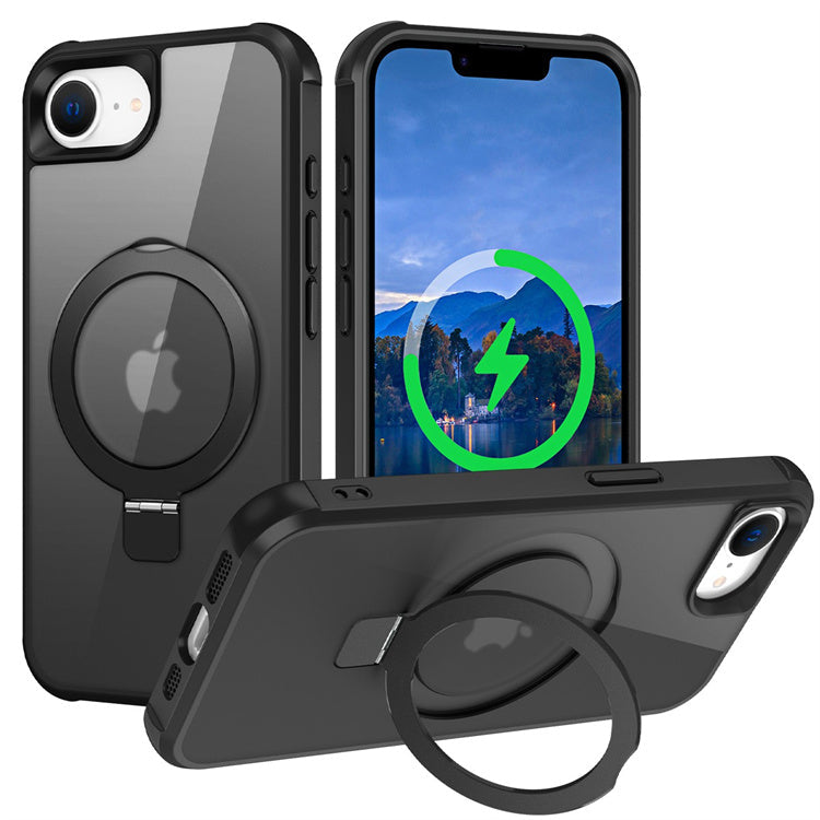 Load image into Gallery viewer, [Magsafe Compatible][360° Rotating Stand] Apple iPhone 16e Full-coverage Shockproof Essentials Series Case - Polar Tech Australia
