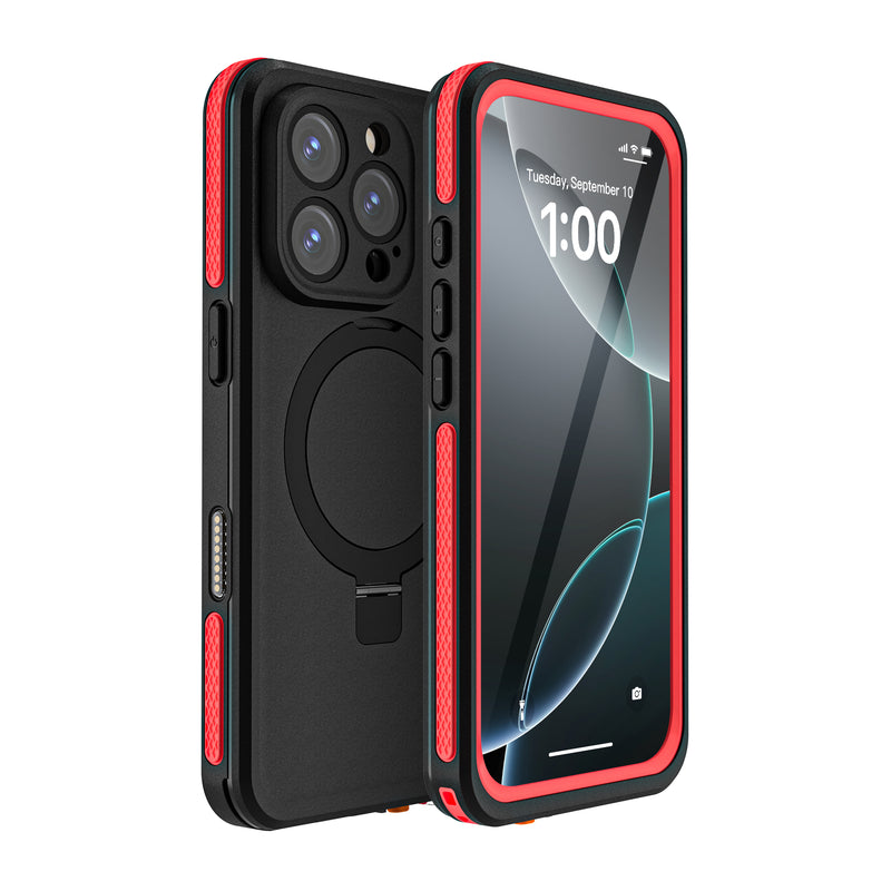 Cargue la imagen en el visor de la galería, [TB Series][Magsafe Compatible] Apple iPhone 16 / 16 Plus / 16 Pro / 16 Pro Max - Redpepper Full Covered Waterproof Heavy Duty Tough Armor Case

