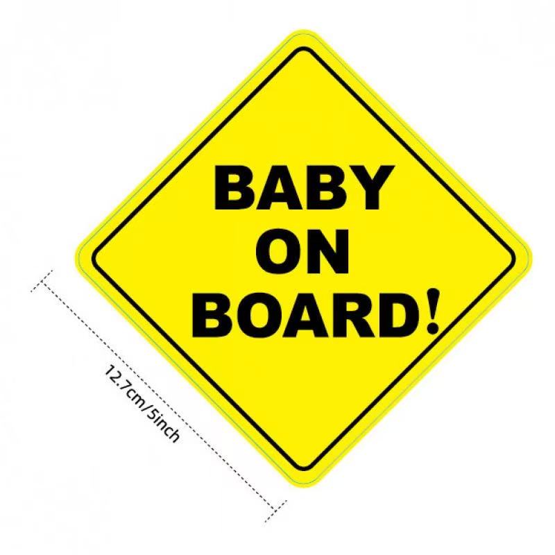 Cargue la imagen en el visor de la galería, Universal Stylish Baby On Board Car Sticker Safety Sign For Reflective &amp; Weatherproof Safety Sticker - i-Station Mobile Phone &amp; Electronic Device Repair and Accessories
