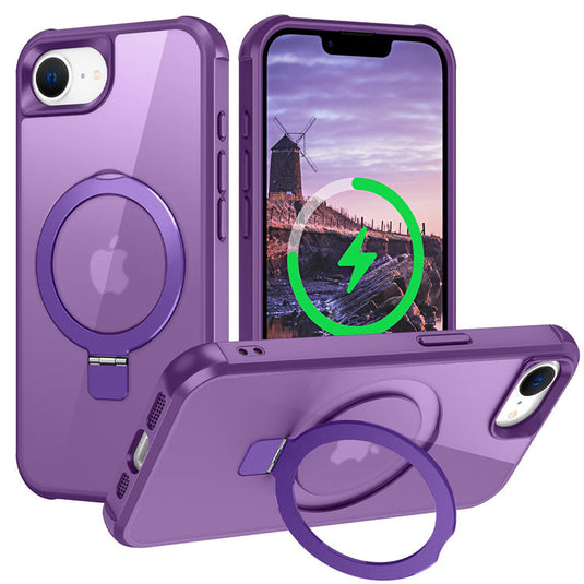 [Magsafe Compatible][360° Rotating Stand] Apple iPhone 16e Full-coverage Shockproof Essentials Series Case - Polar Tech Australia