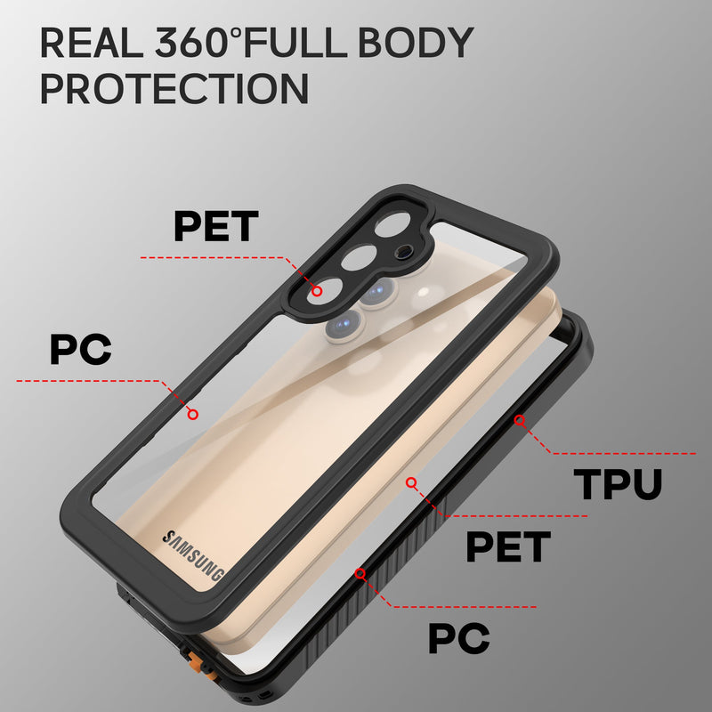 Chargez l&#39;image dans la visionneuse de la galerie, [FM Series] Samsung Galaxy S25 Plus - Redpepper Full Covered Waterproof Heavy Duty Tough Armor Case - Polar Tech Australia

