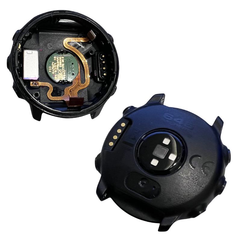 Cargue la imagen en el visor de la galería, Garmin Watch Forerunner 645/645 Music 42MM - Back Battery Case Rear Cover Housing Charging Port Replacement Part - Polar Tech Australia
