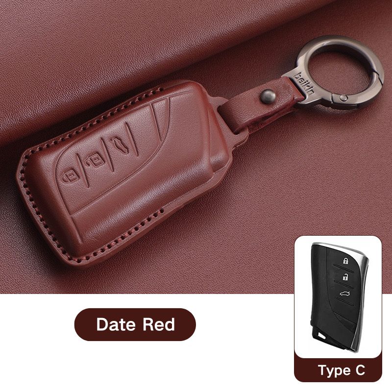Load image into Gallery viewer, Lexus Leather Car Key Fob Case Cover For ES200, ES300H, RX300, RX350H, NX260, LX570, RX270
