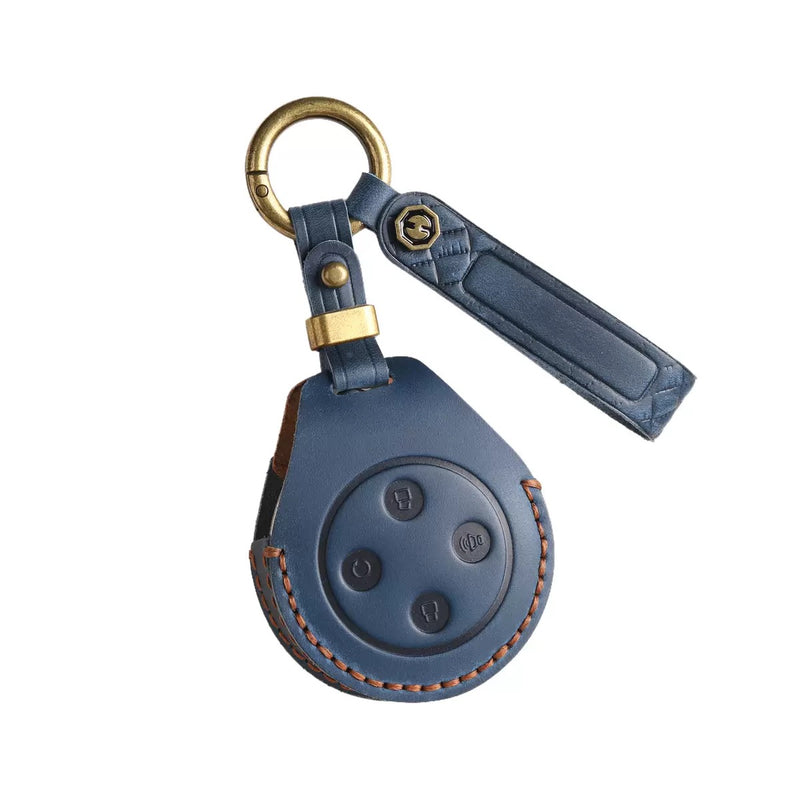 Cargue la imagen en el visor de la galería, Great Wall Handcrafted Genuine Leather Car Key Fob Case Cover For 2023 Great Wall Shanhai Cannon

