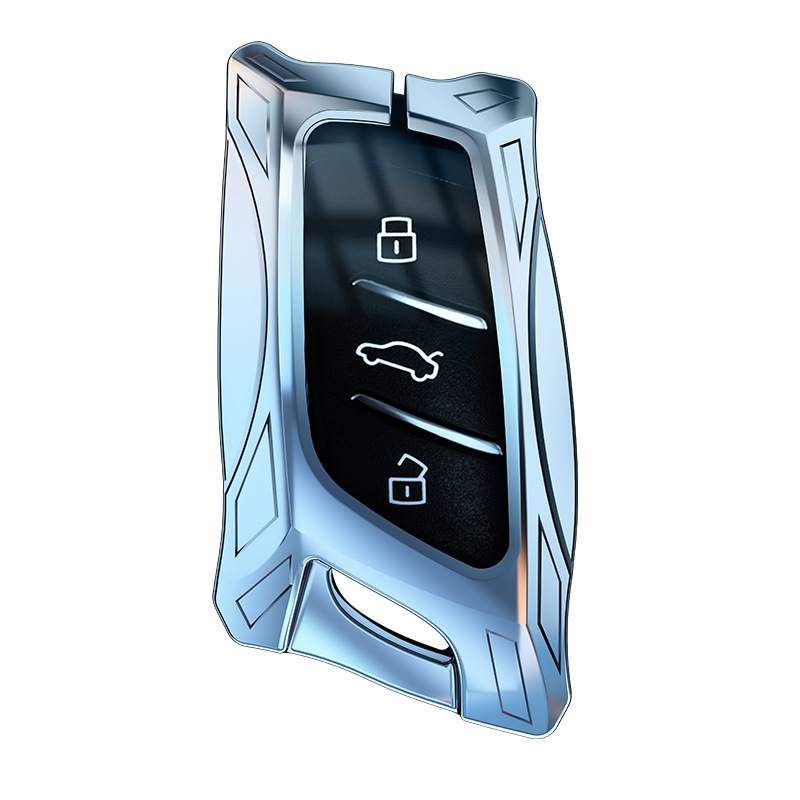 Cargue la imagen en el visor de la galería, Roewe Mecha Series Zinc Alloy Car Key Fob Case Cover For  RX3, RX5, RX5 Plus, RX5 Max, ERX5, D7, iMAX8, i6, Ei6

