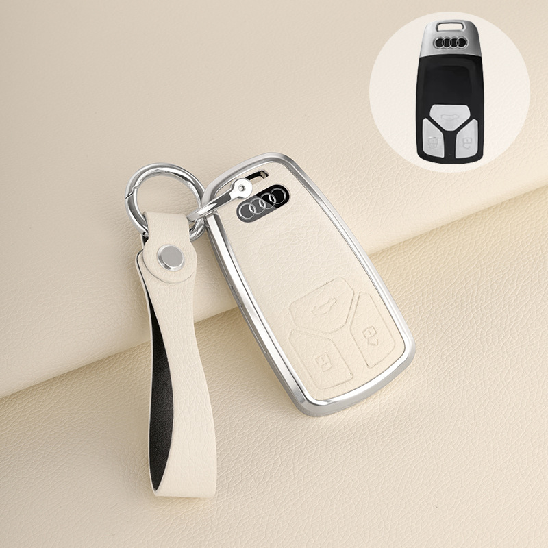 Chargez l&#39;image dans la visionneuse de la galerie, Audi 360° All Inclusive Car Key Fob Case Cover For A3, A4, A5, A6, A7, A8, Q2, Q5, Q7, Q8, e-tron
