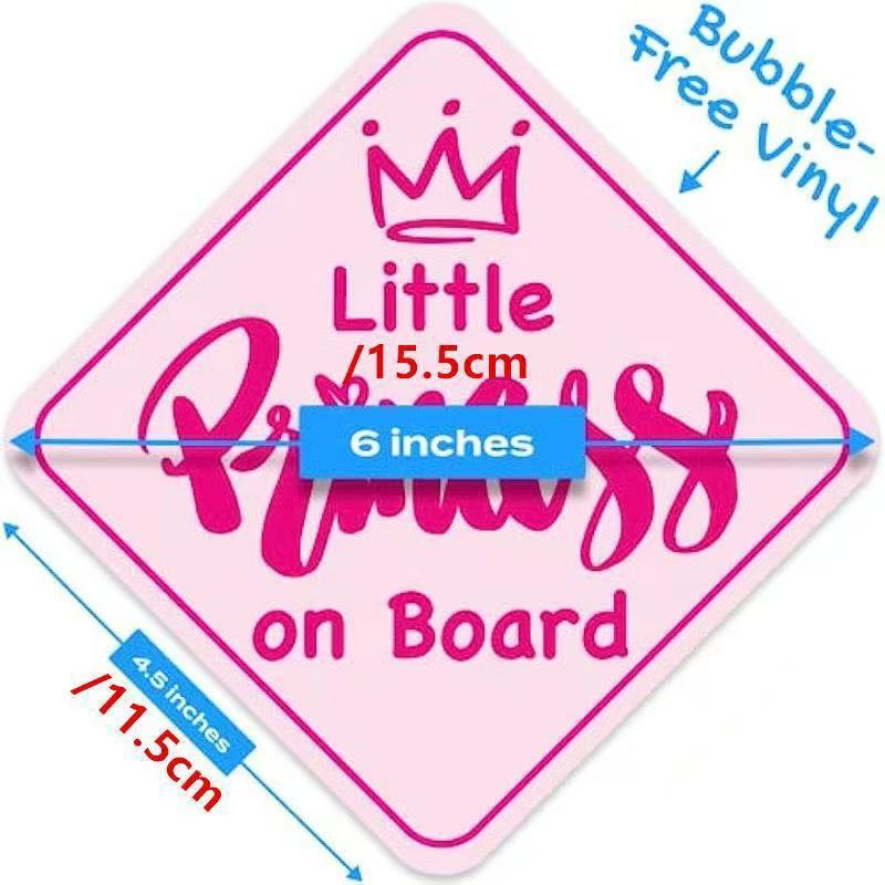 Cargue la imagen en el visor de la galería, Universal Stylish Baby On Board Car Sticker Safety Sign For Reflective &amp; Weatherproof Safety Sticker - i-Station Mobile Phone &amp; Electronic Device Repair and Accessories
