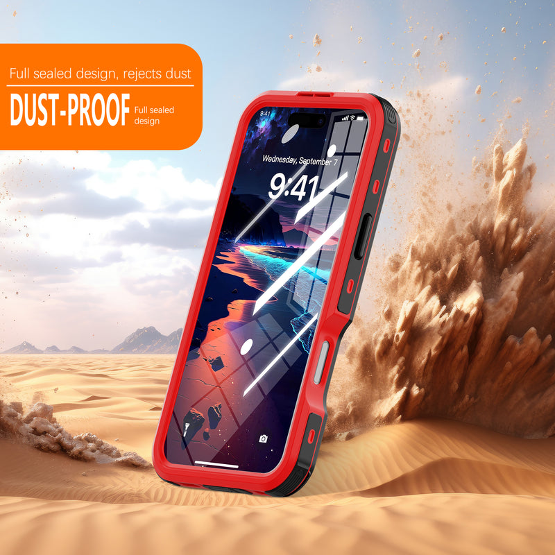 Cargue la imagen en el visor de la galería, [MagSafe Compatible][DUP Series] Apple iPhone 16 / 16 Plus / 16 Pro / 16 Pro Max Redpepper IP68 Waterproof Heavy Duty Tough Armor Case - Polar Tech Australia

