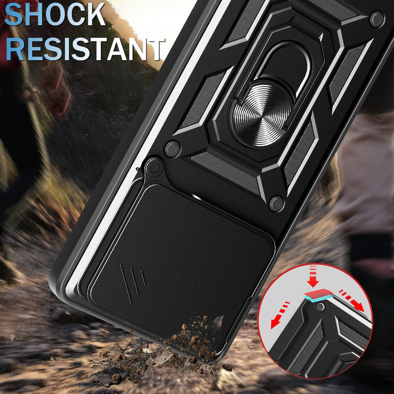 Chargez l&#39;image dans la visionneuse de la galerie, [Built-in Metal Kickstand][With Lens Cover] Nothing Phone (3a)/Pro Full-Cover Shockproof Protective Case - Polar Tech Australia
