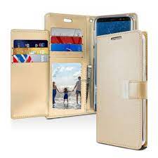 Cargue la imagen en el visor de la galería, Apple iPhone 12/Mini/Pro/Max Mercury Goospery Rich Diary Dual Wallet Premium Quality Flip Leather Case - Polar Tech Australia

