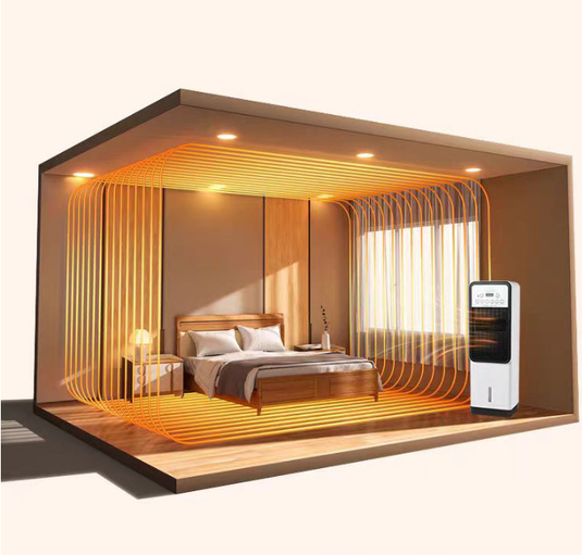 Portable Heater & Cooler Bladeless Fan Heater Air Conditioner