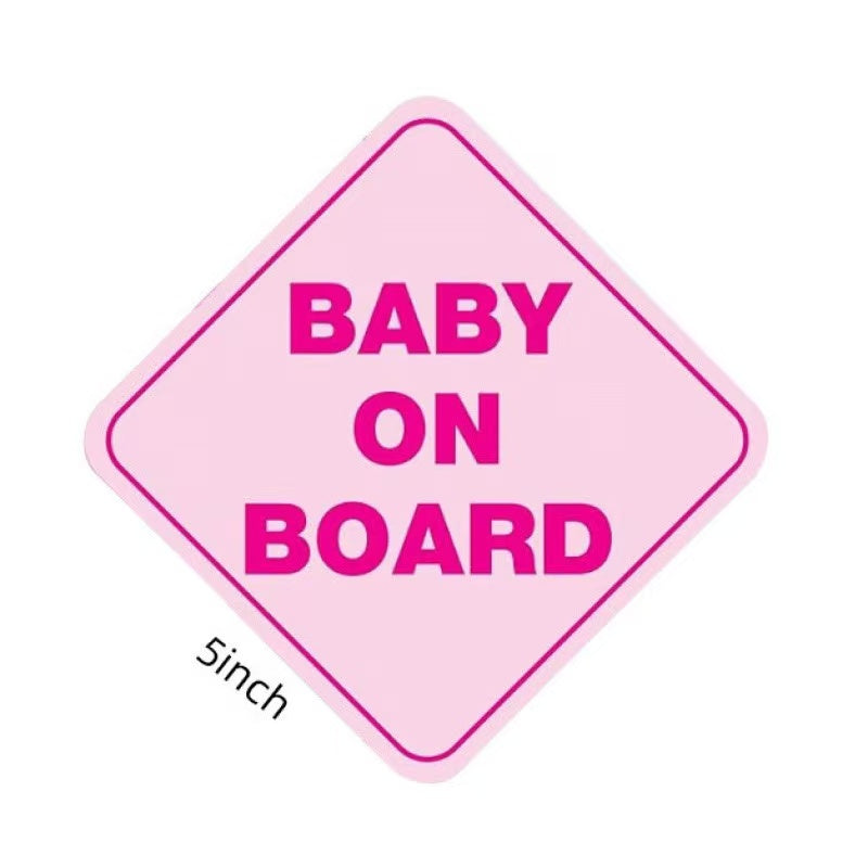 Cargue la imagen en el visor de la galería, Universal Stylish Baby On Board Car Sticker Safety Sign For Reflective &amp; Weatherproof Safety Sticker - i-Station Mobile Phone &amp; Electronic Device Repair and Accessories
