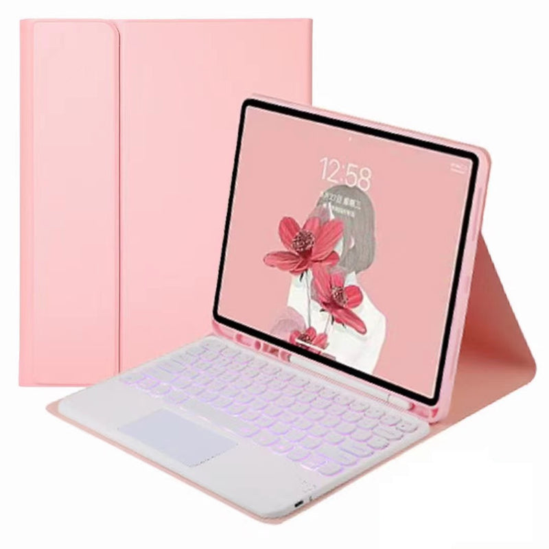 Cargue la imagen en el visor de la galería, Samsung Galaxy Tab S10 FE Plus 13.1&quot; (2025) Smart Wireless Trackpad Keyboard Mouse Flip Case
