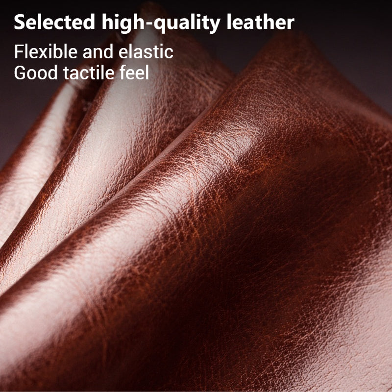 Load image into Gallery viewer, [Built-in Card Slot] Samsung Galaxy Z Fold7 Folding Genuine Leather Wallet Protective Case
