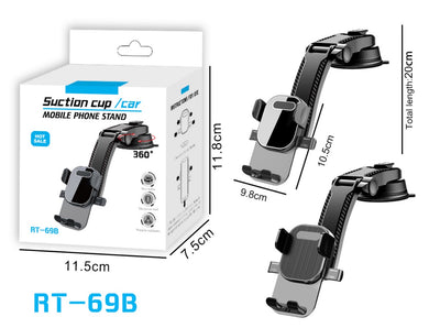 [RT-69B] Universal Dashboard Suction EASY LOCK Mobile Phone Holder