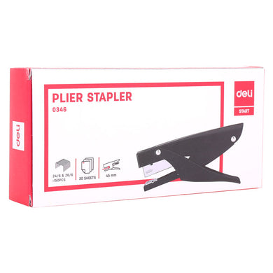 Deli 0346 Handheld Plier Staple Ofice Suppliers Hand Paper Binding