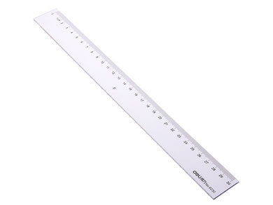 Deli 6230 Clear Plastic Ruler 30cm Length