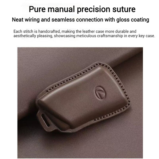 Lexus Leather Car Key Fob Case Cover For ES200, ES300H, RX300, RX350H, NX260, LX570, RX270