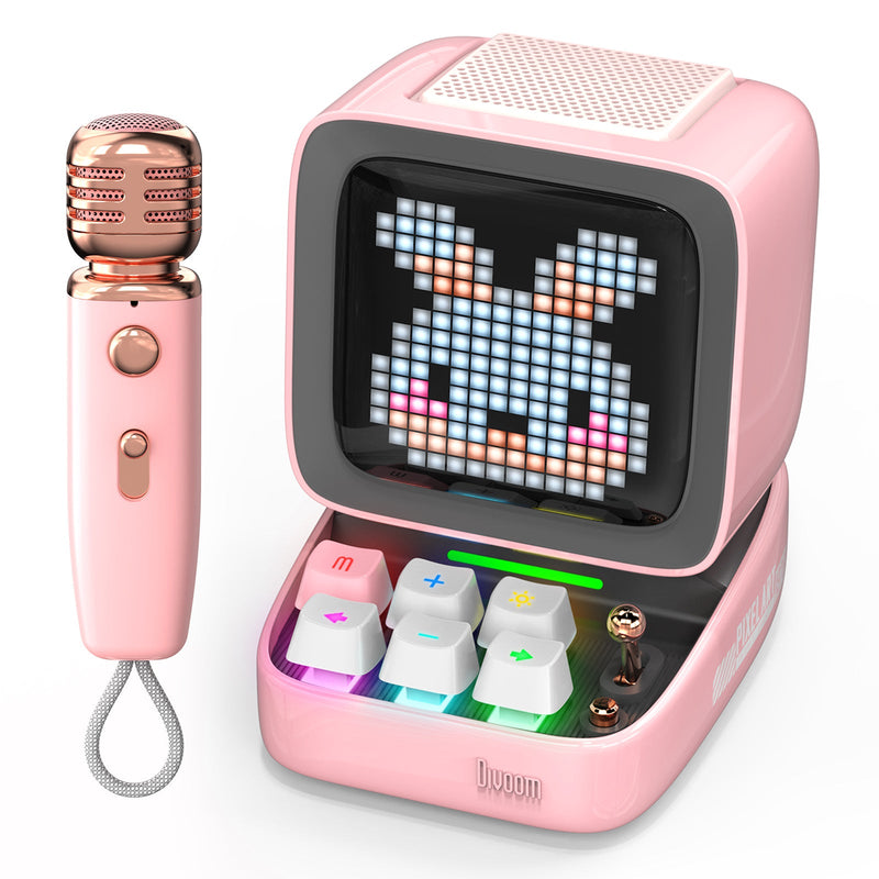 Chargez l&#39;image dans la visionneuse de la galerie, Divoom Ditoo-Mic Mini Karaoke Machine Pixel Art Bluetooth Speaker Perfect Gift - Polar Tech Australia
