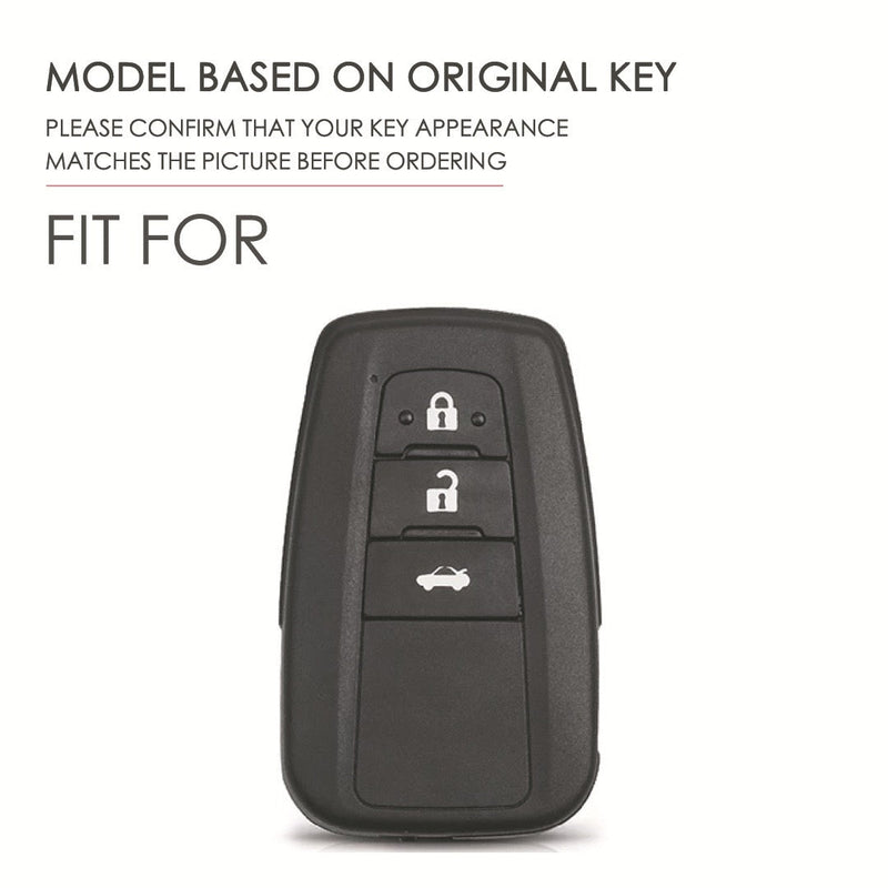 Load image into Gallery viewer, Toyota Genuine Leather Full Protection Car Key Fob Case Cover For Aygo, Yaris, Corolla, C-HR, Camry, GT86, GR Supra, Prius, Prado, Mirai, RAV4, Land Cruiser, Hilux, Proace - Polar Tech Australia

