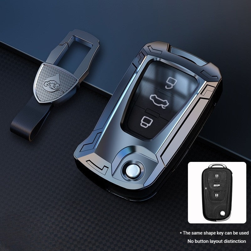 Cargue la imagen en el visor de la galería, Roewe Mecha Series Zinc Alloy Car Key Fob Case Cover For  RX3, RX5, RX5 Plus, RX5 Max, ERX5, D7, iMAX8, i6, Ei6
