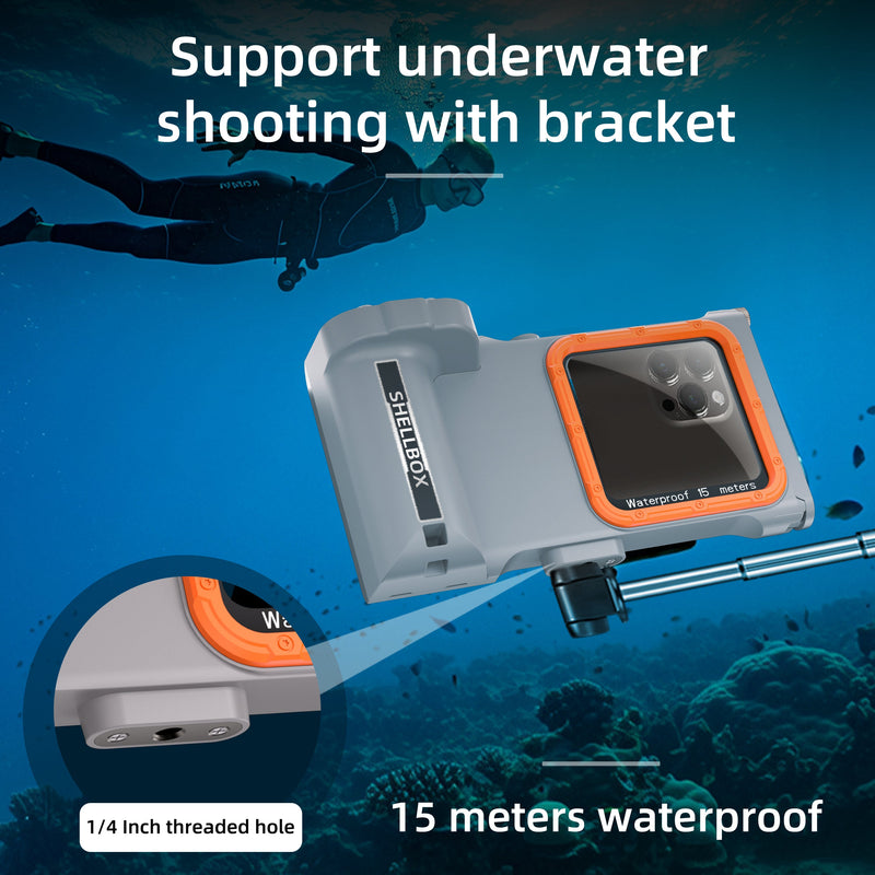 Load image into Gallery viewer, [Up to 6.9&quot;][Upgraded Version] Redpepper Universal 15m Depth (3rd Gen) Pro Diving Waterproof Phone Case With Bluetooth - i-Station Mobile Phone &amp; Electronic Device Repair and Accessories
