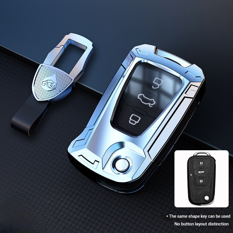 Cargue la imagen en el visor de la galería, Roewe Mecha Series Zinc Alloy Car Key Fob Case Cover For  RX3, RX5, RX5 Plus, RX5 Max, ERX5, D7, iMAX8, i6, Ei6
