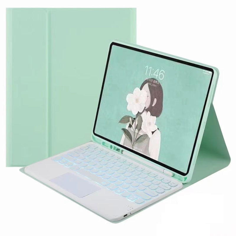 Cargue la imagen en el visor de la galería, Samsung Galaxy Tab S10 FE Plus 13.1&quot; (2025) Smart Wireless Trackpad Keyboard Mouse Flip Case
