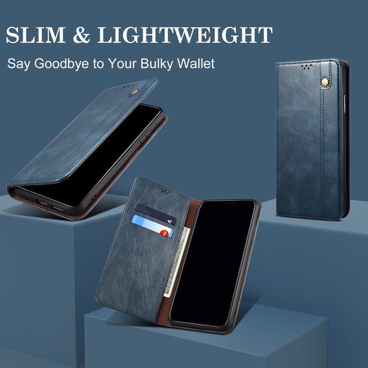 [With Card Slot] Nothing Phone (3a)/Pro Premium PU leather Flip Wallet Stand Cover - Polar Tech Australia