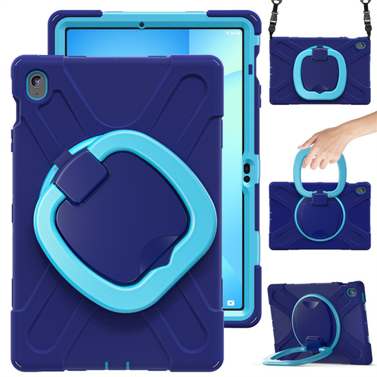 Samsung Tab S10 FE Plus 13.1" 2025 - 360 Degree Rotation Heavy Duty EVA Kid Friendly Ring Holder Stand Case - i-Station Mobile Phone & Electronic Device Repair and Accessories