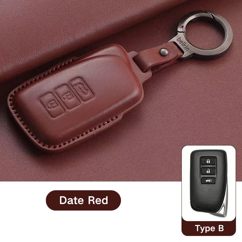 Load image into Gallery viewer, Lexus Leather Car Key Fob Case Cover For ES200, ES300H, RX300, RX350H, NX260, LX570, RX270
