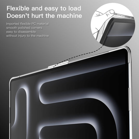 Apple MacBook Pro 14.2" (A2442 & A2779 & A2918 & A2992) Slim PC + TPU Scratch-Resistant Laptop Case