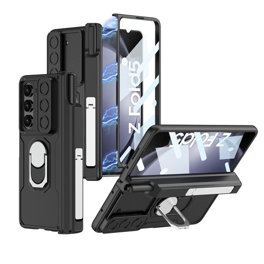 Samsung Galaxy Z Fold 5 (SM-F946) Heavy Duty Drop Proof Camera Protection Ring Holder Case - Polar Tech Australia