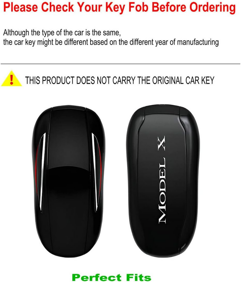 Cargue la imagen en el visor de la galería, Tesla Metal Car Key Fob Casefor Model X
