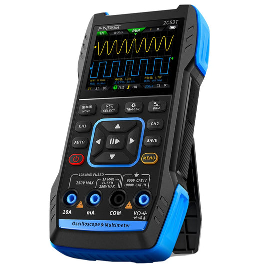 [2C53T] FNIRSI 50MHz 250MS/s Handheld 3in1 Oscilloscope Multimeter Signal Generator