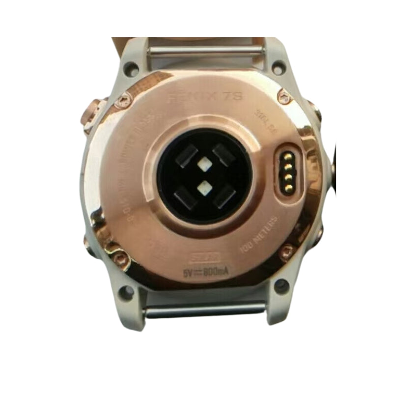 Cargue la imagen en el visor de la galería, Garmin Fenix 7S [Sapphire Solar Edition] 42MM - Back Battery Cover Rear Case Housing Charging Port Replacement Part - Polar Tech Australia
