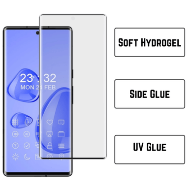 Google Pixel 7 Pro Hydrogel / Side Glue/ UV Glue Covered 9H Tempered Glass Screen Protector - Polar Tech Australia