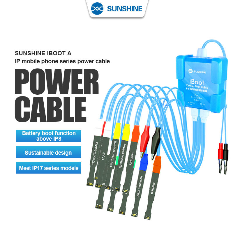 Load image into Gallery viewer, [iBoot A] Sunshine iBoot A IP Series Boot Power Cable for iPhone 8G to 17Pro Max
