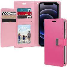 Cargue la imagen en el visor de la galería, Apple iPhone 12/Mini/Pro/Max Mercury Goospery Rich Diary Dual Wallet Premium Quality Flip Leather Case - Polar Tech Australia

