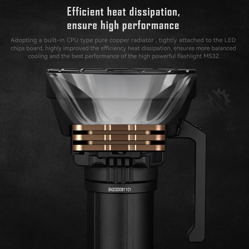 Cargue la imagen en el visor de la galería, [MS32] IMALENT Brightest Powerful Flashlight 200,000 Lumens, 1618 Meter Throw - Polar Tech Australia
