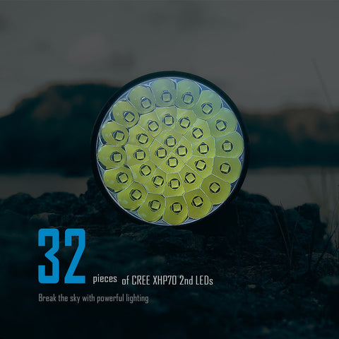 Cargue la imagen en el visor de la galería, [MS32] IMALENT Brightest Powerful Flashlight 200,000 Lumens, 1618 Meter Throw - Polar Tech Australia
