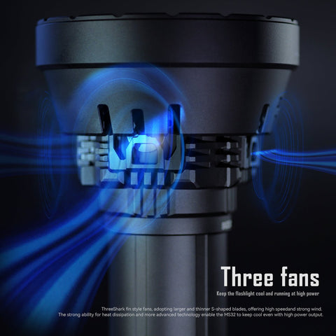 Cargue la imagen en el visor de la galería, [MS32] IMALENT Brightest Powerful Flashlight 200,000 Lumens, 1618 Meter Throw - Polar Tech Australia
