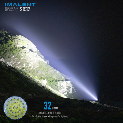 Cargue la imagen en el visor de la galería, [SR32] IMALENT Longest Throw Flashlight 120,000 Lumens , 2080 meters
