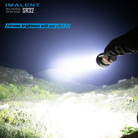 Cargue la imagen en el visor de la galería, [SR32] IMALENT Longest Throw Flashlight 120,000 Lumens , 2080 meters
