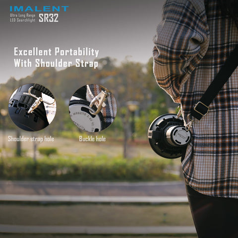 Cargue la imagen en el visor de la galería, [SR32] IMALENT Longest Throw Flashlight 120,000 Lumens , 2080 meters
