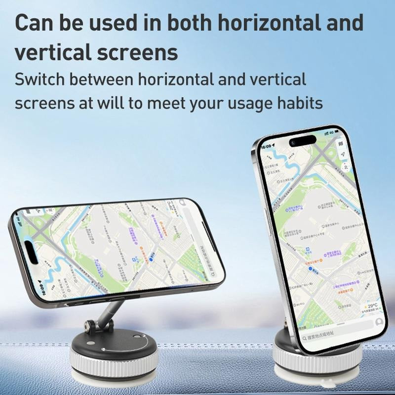Load image into Gallery viewer, [PT-101] Vacuum Suction Magnetic Car Holder 360° Rotation for Car Dashboard &amp; Wind Screen Strong Magnet

