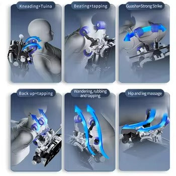 Cargue la imagen en el visor de la galería, [i918][Voice Control][AI Version] Luxury iMassage 9D Full-body Multi-function Zero-Gravity Large Wide Massage Chair
