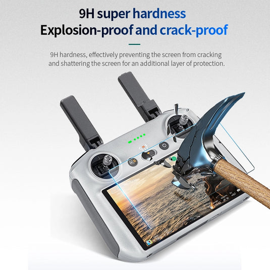 [2 PCS] DJI RC 2 / DJI RC HD AR Coated Tempered Glass Film - Polar Tech Australia
