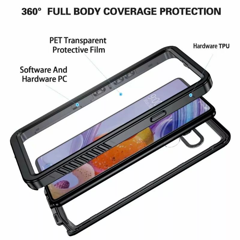 Cargue la imagen en el visor de la galería, [FS Series] LG Stylo 6 - Redpepper Full Covered Waterproof Heavy Duty Tough Armor Case - Polar Tech Australia
